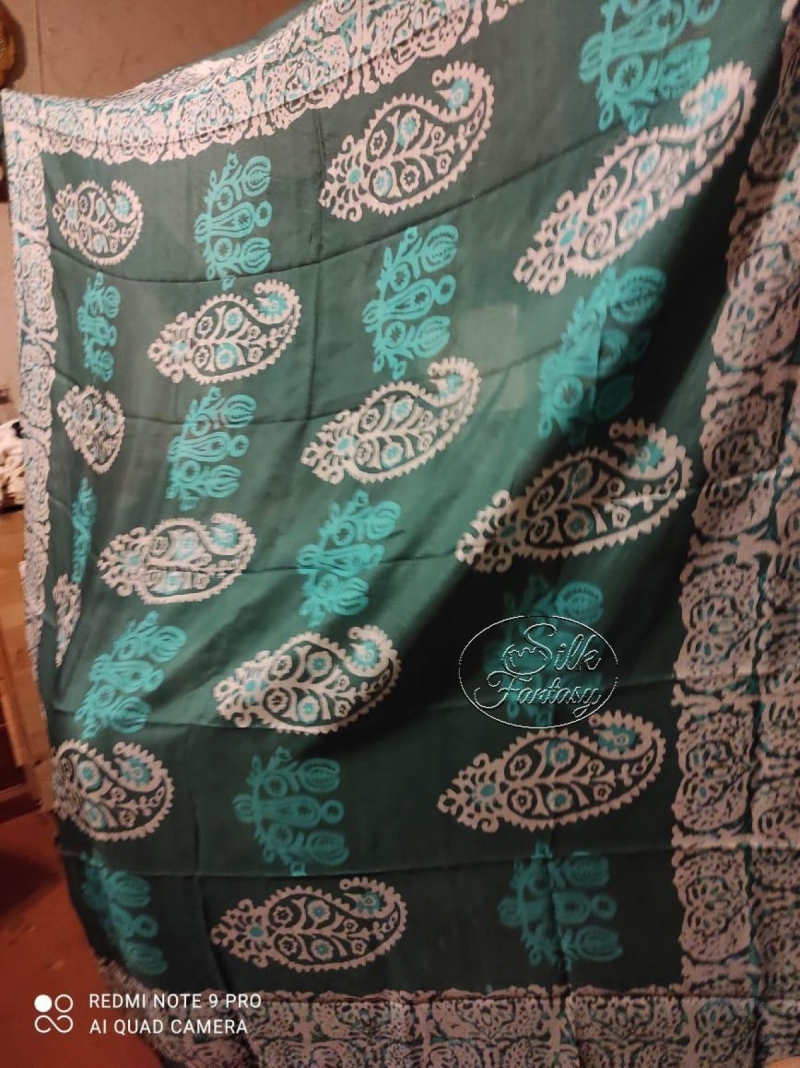 Kelagayi "Grey-green background, turquoise and white galib patterns"