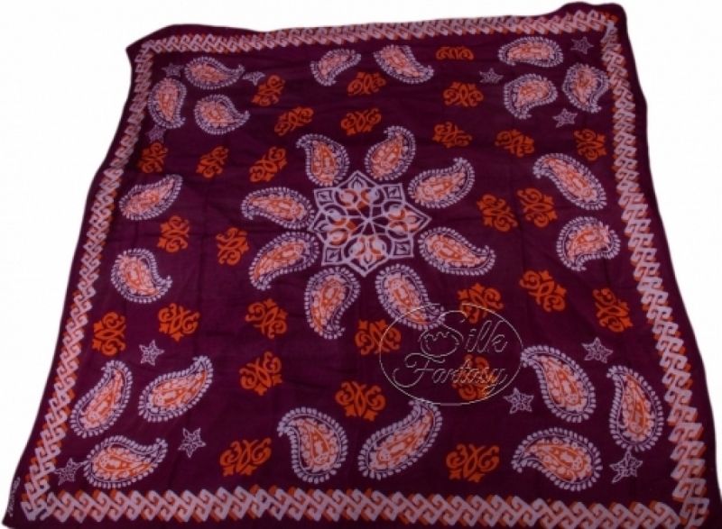 Kelagayi "Luxurious vinous color with orange and white galib patterns"