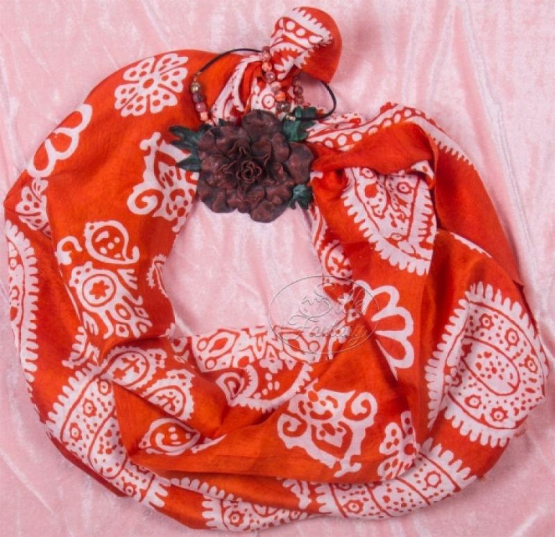 Kelagayi "Carrot-color with white galib patterns"