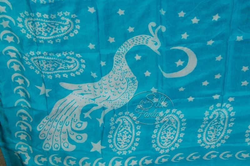 Kelagayi "Blue color with a peacock"