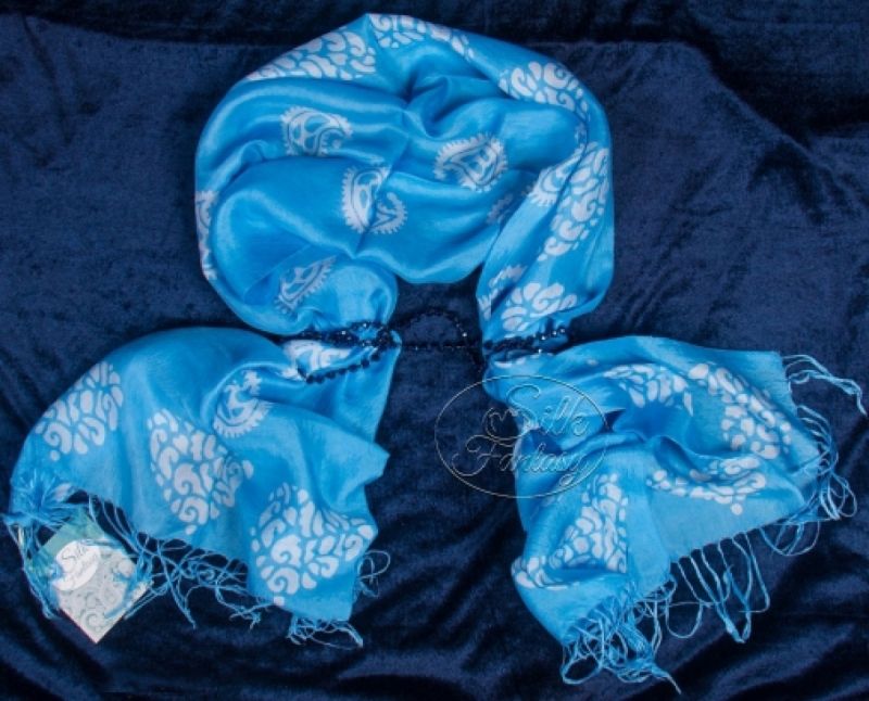 Scarf "Tender blue scarf"