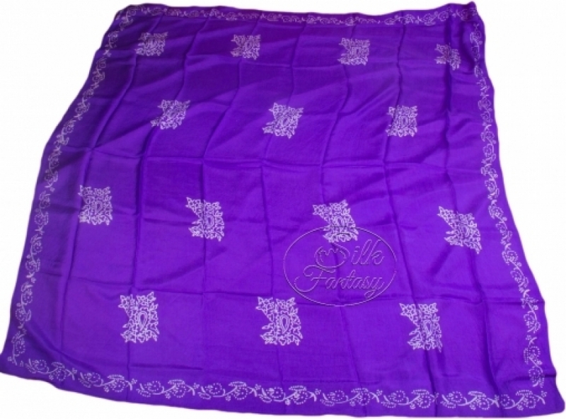 Kelagayi "Rich violet and white galib patterns"