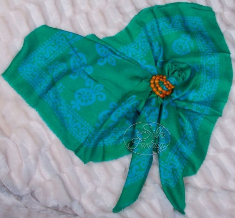 Dinge "Green with blue galib patterns"