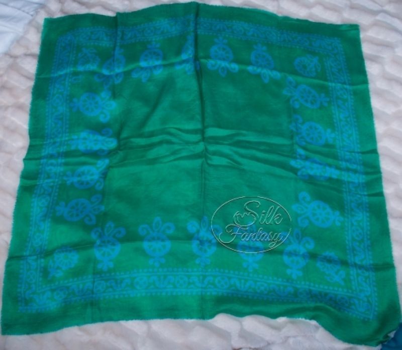 Dinge "Green with blue galib patterns"