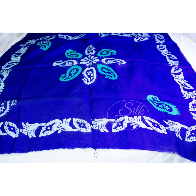 Dinge "Dark blue with turquoise and white galib patterns"