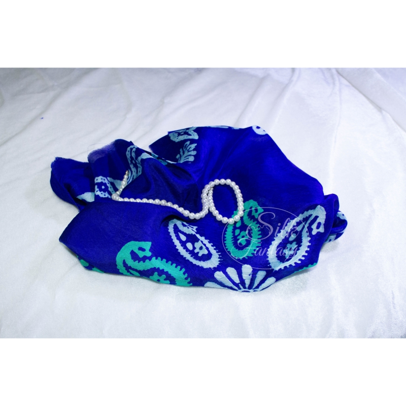 Dinge "Dark blue with turquoise and white galib patterns"