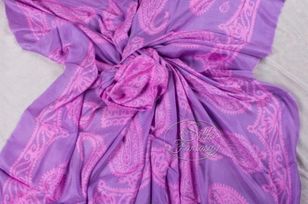Kelagayi "Grey-lilac with pink ornament"
