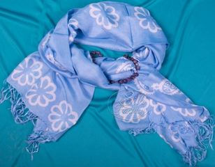 Scarf "Tender blue scarf"