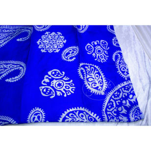 Kelagayi "Blue electric with white patterns"