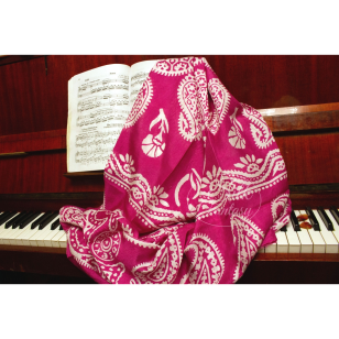 Kelagayi "Pink and white galib patterns"